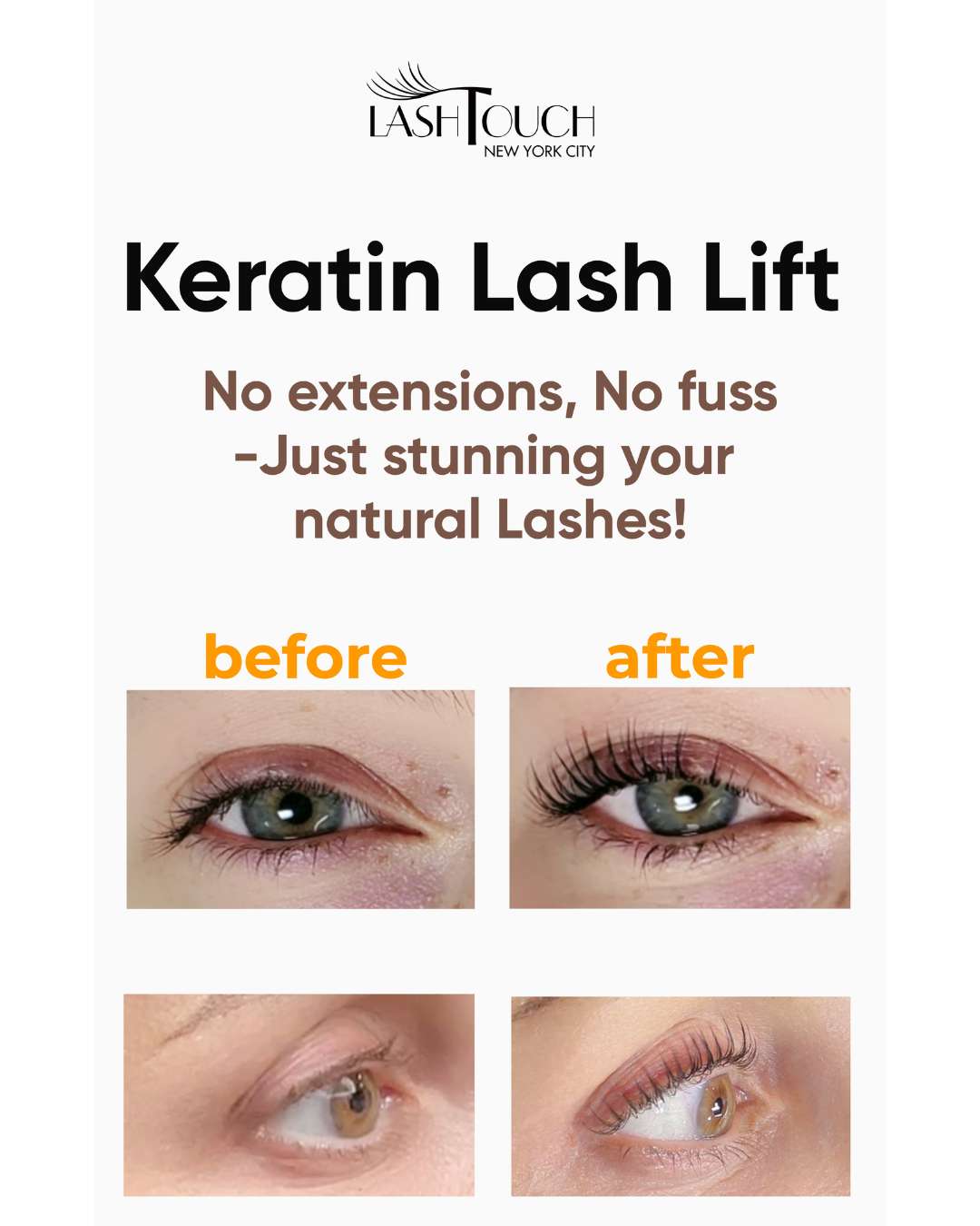 Keratin Lash Extensions