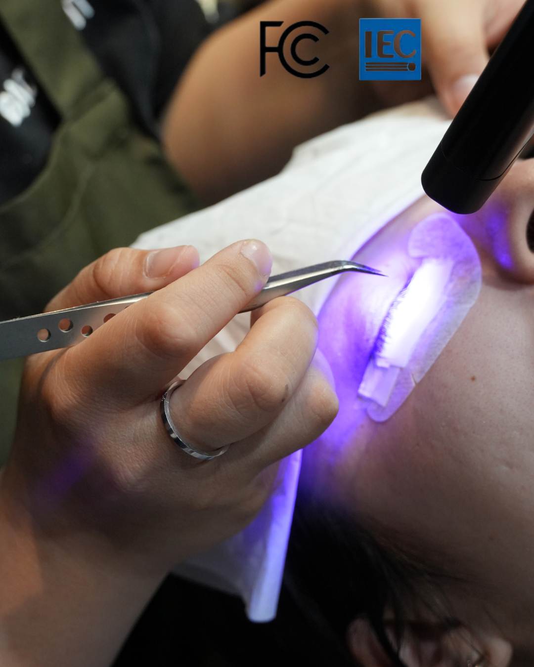 Powered by a proven LED Gel Lash Extension system