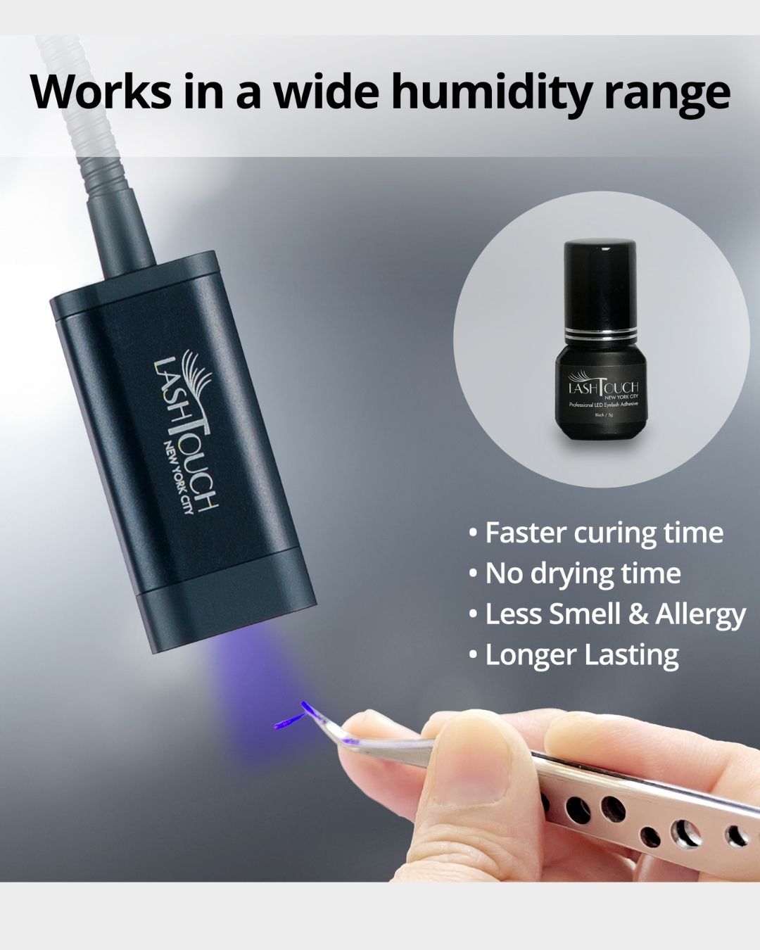 LED Gel Lash Extensions — faster curing, stronger hold, cleaner results.