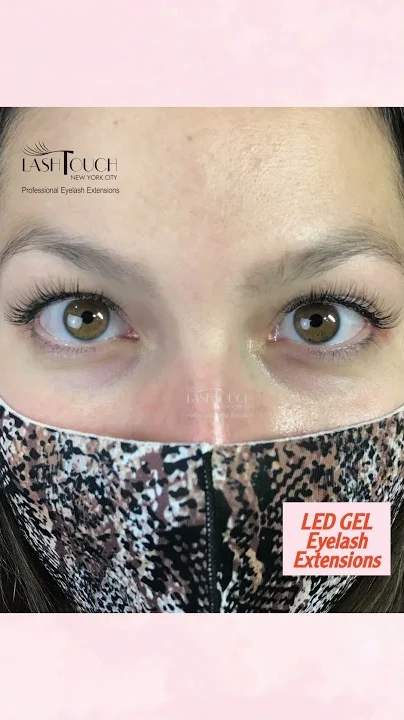 Eyelash extensions in Midtown NYC for natural lash health care at LASHTOUCH